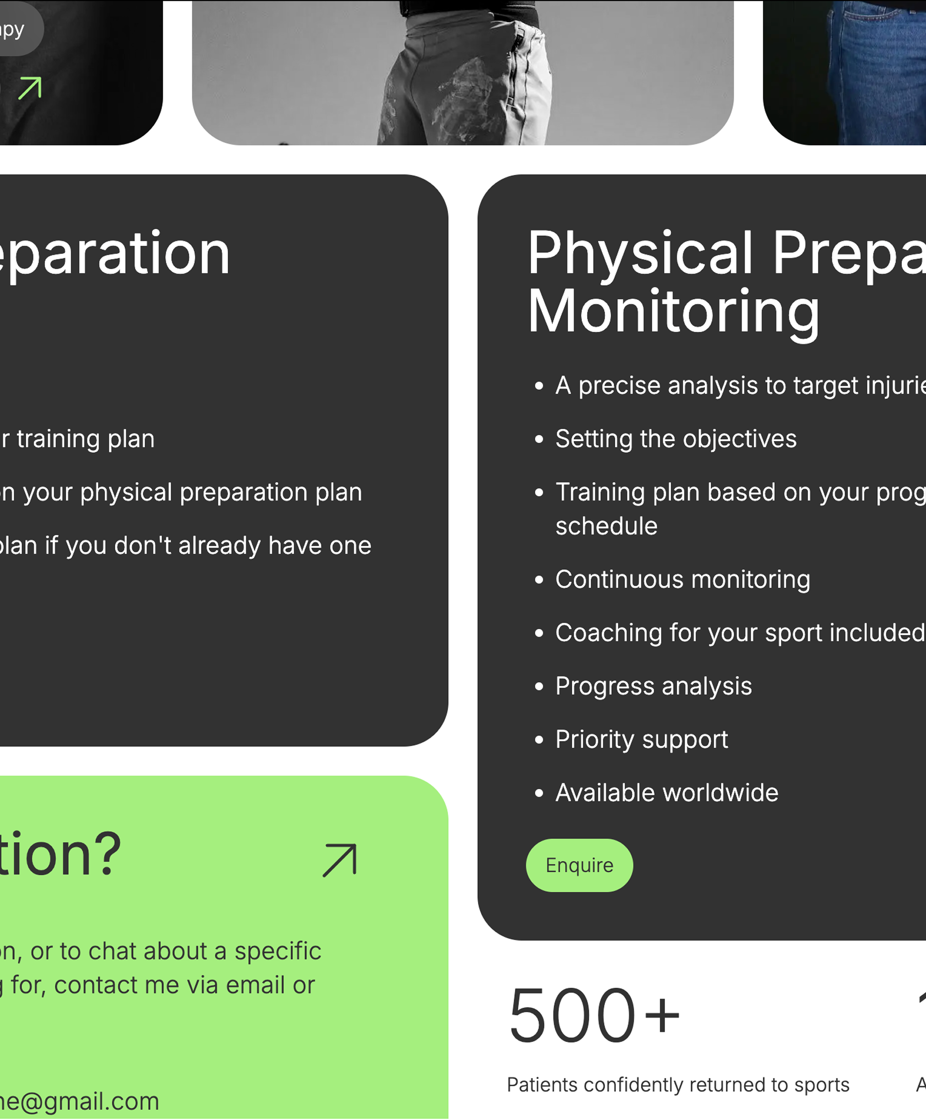 KCM Fitness project visual