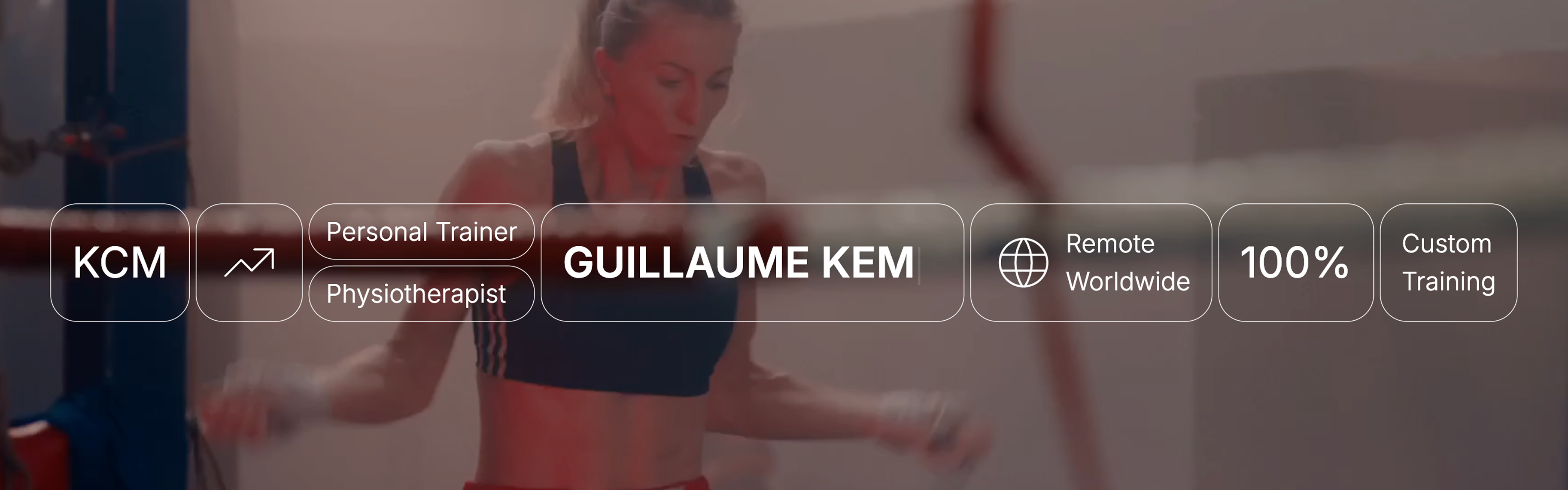 KCM Fitness project visual
