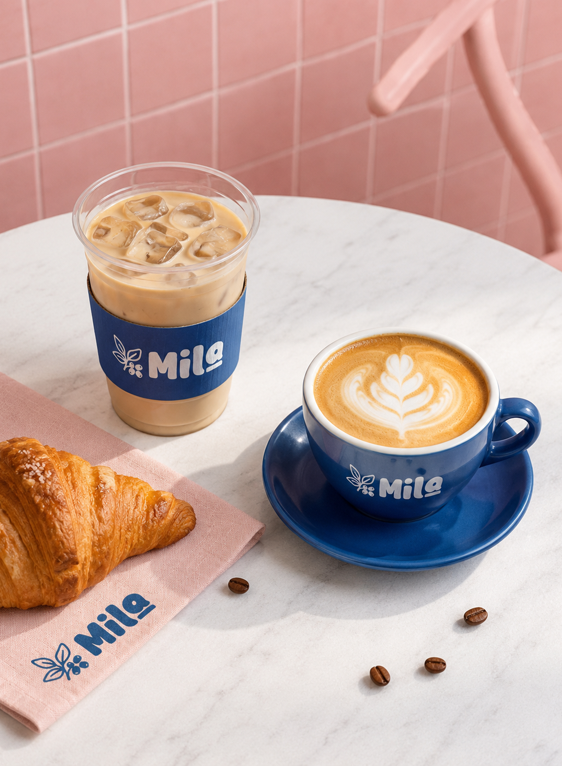 Mila Cafe project visual